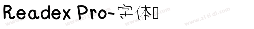 Readex Pro字体转换